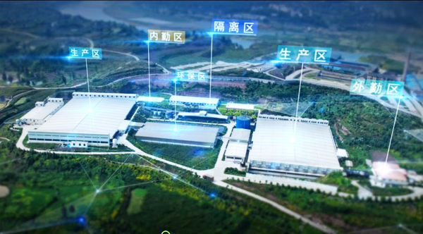 豬場分區(qū)示意圖